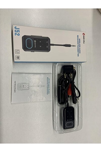 NO BRAND Sonru J52 Mini Transmițător Receptor Bluetooth 5.3 Fără Fir Aux 14H ...