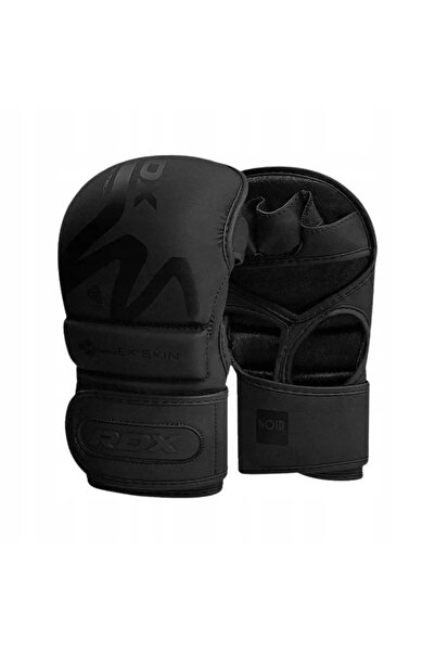 NO BRAND Mănuși MMA din piele, rezistente la uzură și umezeală, Rdx T15 Negru XL