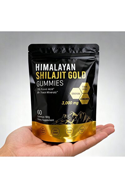 NO BRAND Shilajit pur din Himalaya în jeleuri aurii |   Fără zahăr adăugat | ...