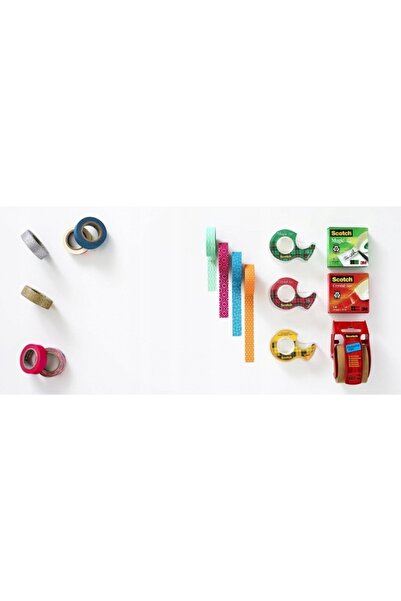 NO BRAND Bandă adezivă mată Scotch 3M Magic Tape 7 role + 1 gratuit