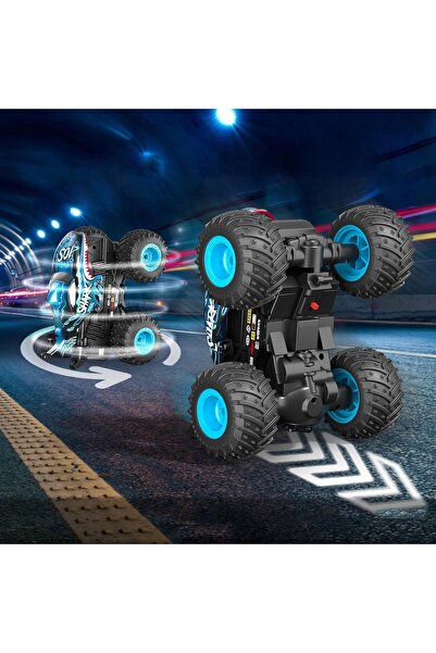 NO BRAND Mașină Monster Truck cu Telecomandă, Dinozauri, 4x4, LED, Cadou