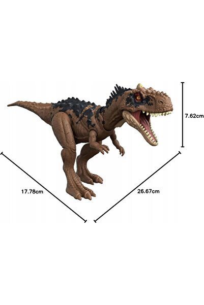 NO BRAND Figurină de dinozaur Tiranozaur furios cu urlet și atac cu gura desc...