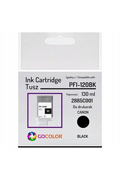 NO BRAND Cartuș de cerneală nou Pfi-120Bk Pfi120 Negru pentru Canon Imageprog...