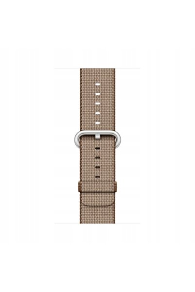 NO BRAND Curea originală Apple Watch din nailon țesut T.Coffe/Caramel 38mm