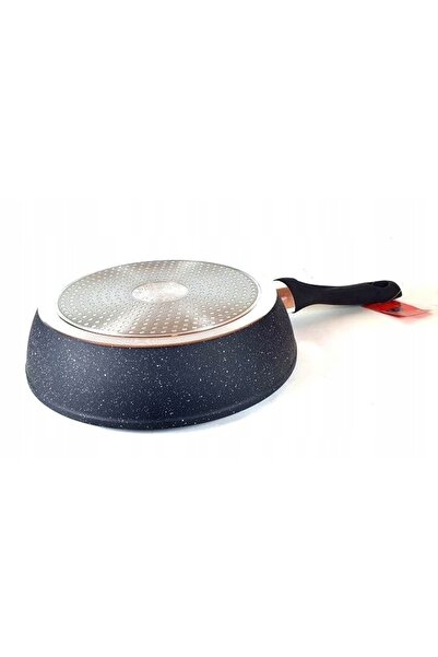 NO BRAND Tigaie cu înveliș de marmură 28cm Inducție Gaz Zilner