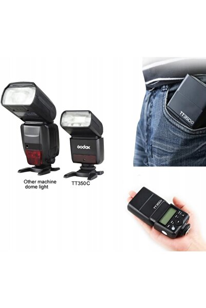 NO BRAND Godox Thinklite Tt350C Mini Blitz foto cu TTL wireless de 2.4G