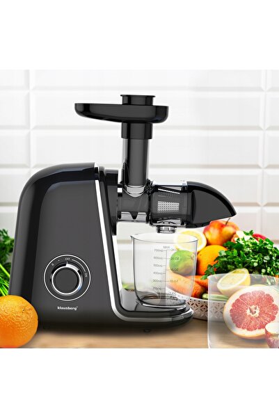 Klausberg Storcator lent 150W, Extractor de suc pentru legume și fructe, PRES...