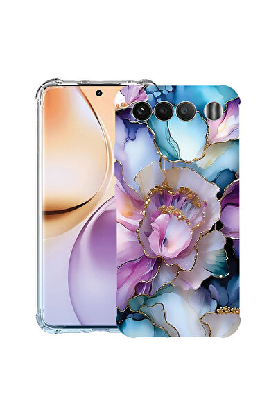 bestcase ®   Противоударен калъф Husa за Realme 16, Флорален - Естетична Орхи...