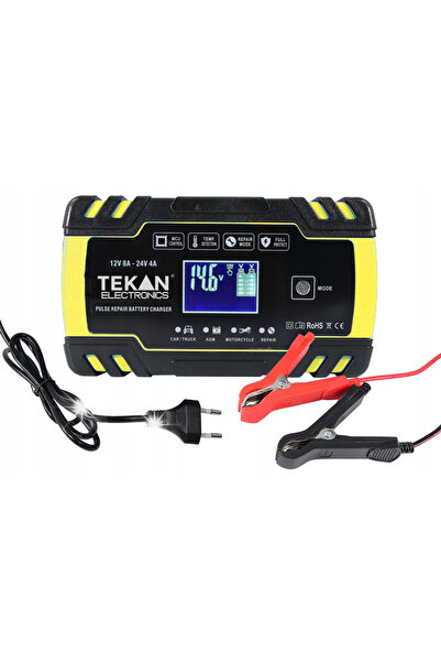 NO BRAND Încărcător automat de baterii cu funcție de reparare 12V 8A - 24V 4A