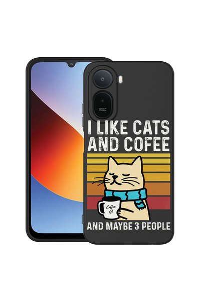 bestcase ®   Θήκη TPU Υπέρλεπτη Husa για Xiaomi Redmi A7 Pro, Γάτες και Καφές...