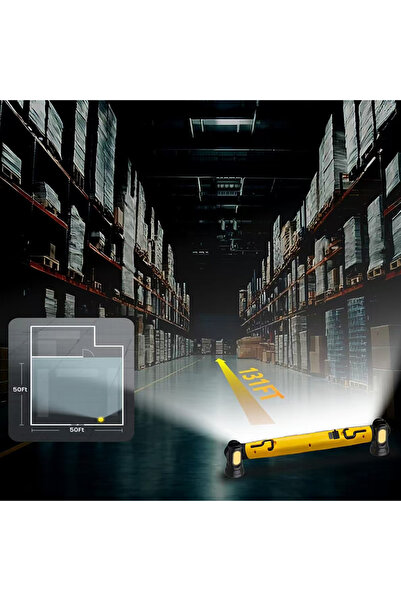 NO BRAND Lanterna LED, Lanterna reîncărcabilă, Lampă de lucru, Baterie, Lumeni