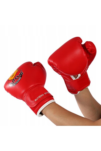 NO BRAND Mănuși de box pentru antrenament pentru copii, roșii, cadou