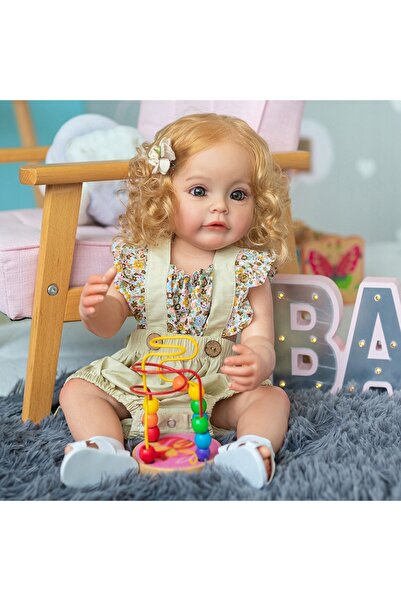 NO BRAND Păpușă realistă tip Reborn, 55cm, lavabilă, ca un bebeluș adevărat