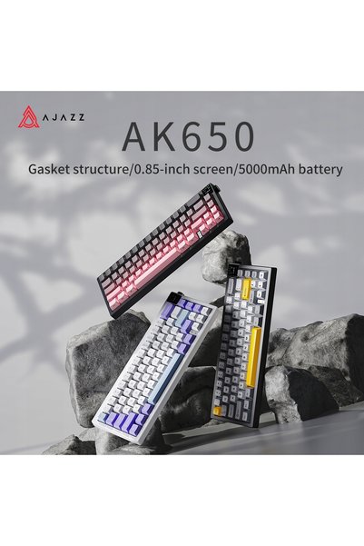 NO BRAND Tastatură mecanică de gaming Ak650 Dream Weaver cu switch-uri RGB, n...