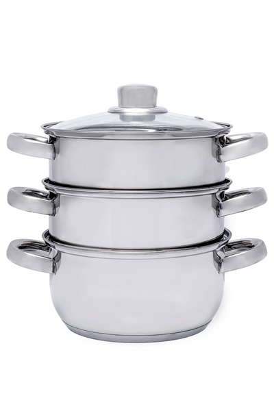FLORINAS Set de 4 vase pentru gătit la aburi Florina Divapore 18 cm