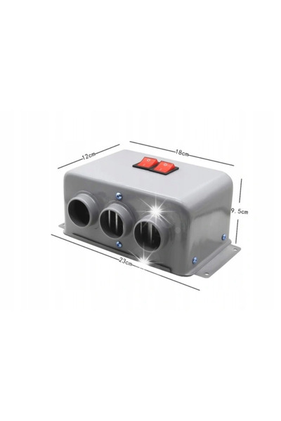 NO BRAND Încălzitor auto diesel 500-800W, 3 căi, 12V