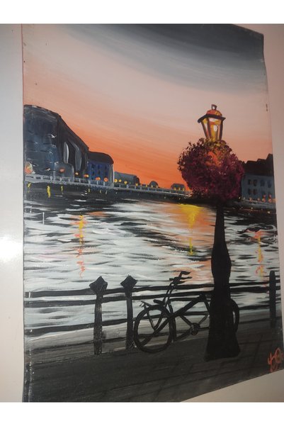 YSS El yapımı akrilik boya tablo 35 x50