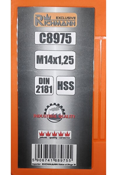 richmann Tarod HSS pentru filet fin M14x1,25 DIN 2181 C8975