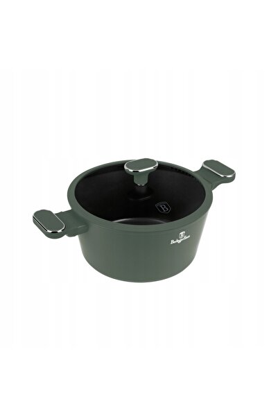 NO BRAND Oală de 24 cm cu capac din colecția Verde Mat Berlingerhaus Bh-8201
