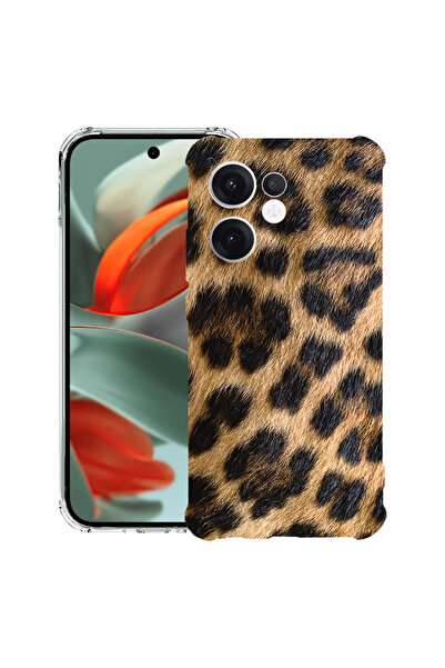 bestcase ®   Αντικραδασμική Θήκη Husa για OPPO Reno15F / FS, Με σχέδιο λεοπάρ...