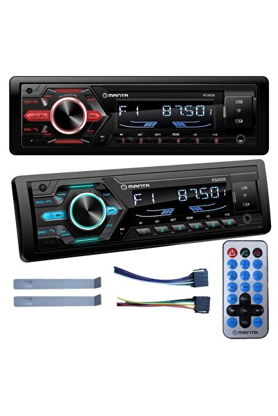 NO BRAND Radio auto cu Bluetooth, player radio 1DIN 4x50W, telecomandă, USB, ...