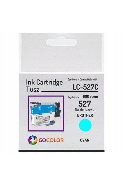 NO BRAND Cerneală nouă LC-527C LC527 Cyan pentru BROTHER MFC-J4550DW MFC-J4350DW