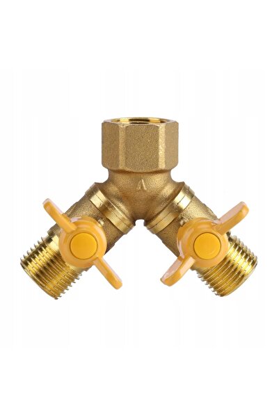 NO BRAND Distribuitor pentru furtunuri de admisie cu trei căi G1/2"