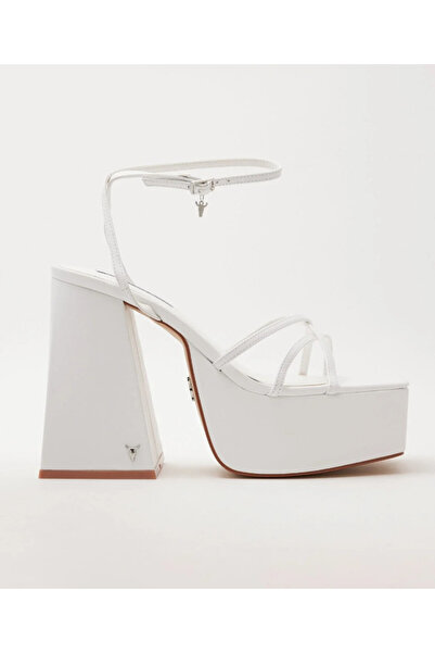 NO BRAND Sandale din piele albă cu platformă și barete Lovesick Windsorsmith 41