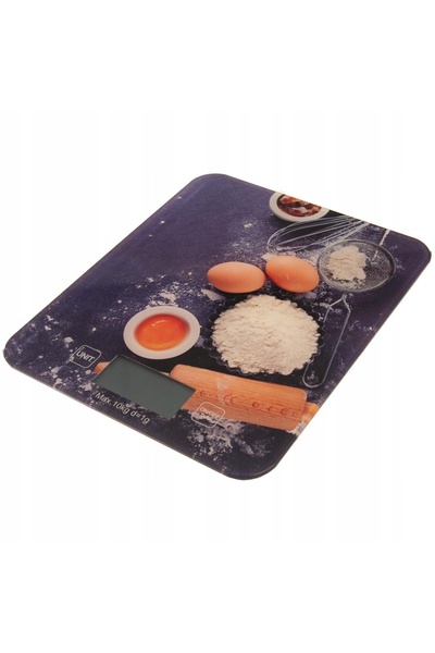 Orion KUCHENNA 10kg Cântar electronic plat din sticlă, de înaltă precizie, cu...