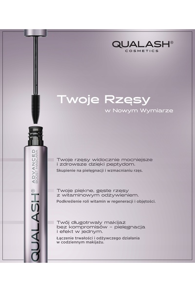 NO BRAND Mascara Qualash 10ml, Mascara de lungă durată, pentru volum, alungir...