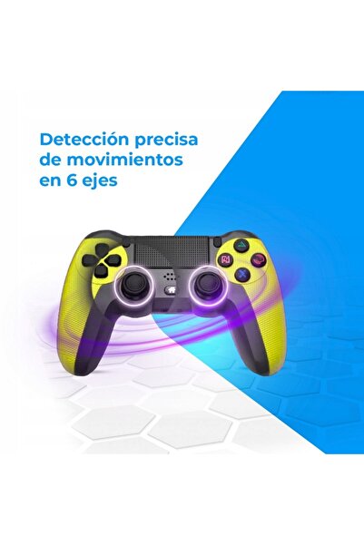 NO BRAND Pad wireless Nk pentru PS4 PS3 PC Smartphone Bluetooth Gri Verde