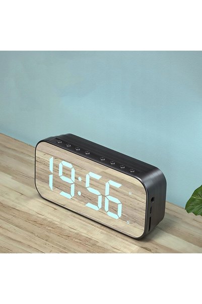 NO BRAND Ceas deșteptător electronic cu LED, cu afișaj orar, sonor puternic, ...