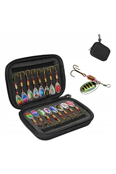 NO BRAND Set de 16 Naluci Rotative + Cutie - Naluci Rotative Tip Vârtejuri Ro...