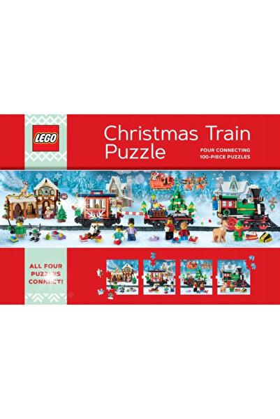NO BRAND Puzzle Lego 5008258 tren de Crăciun, nou în cutie, cadou pentru copil