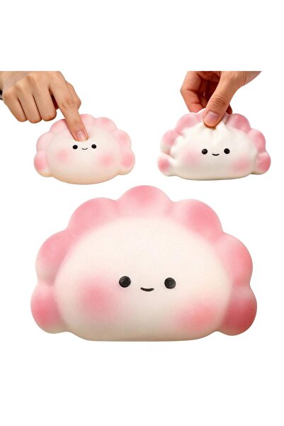 Choice1 Pink Cute Dumpling Squishies Slow Rising Fidget Sensory Toy Kawaii St...