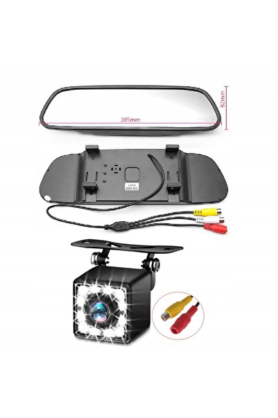 NO BRAND Cameră Cofania 12 LED-uri Monitor 5 " Oglindă 15m