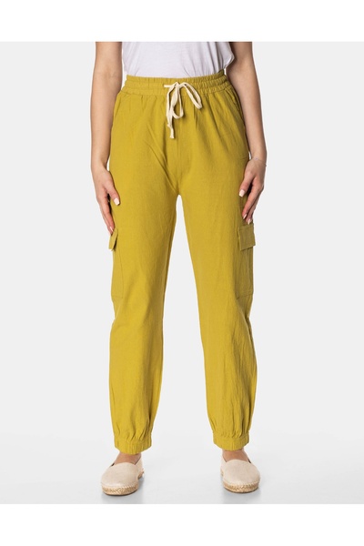 NO BRAND Pantaloni Harem de damă, subțiri, respirabili, largi, din bumbac 199...