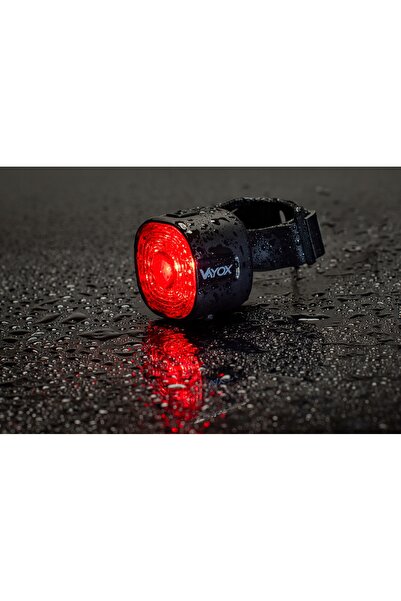 NO BRAND 17Xled Lumină inteligentă roșie pentru bicicletă, spate, impermeabil...
