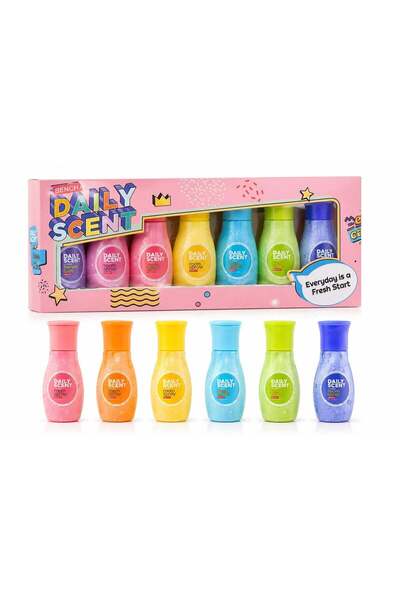 BENCH Daily Scent Trial Pack, 6 Fresh Fragrances, 25ml Each