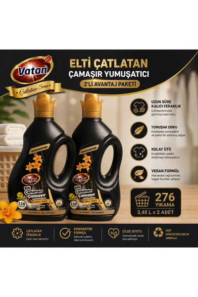 Vatan ELTİ ÇATLATAN YUMUŞATICI 3,45 LT x 2