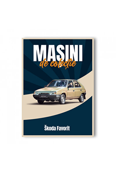 WELLY Sigilat- Skoda Favorit- Nr. 54- Mașini de Colecție 2023- Scara 1/60