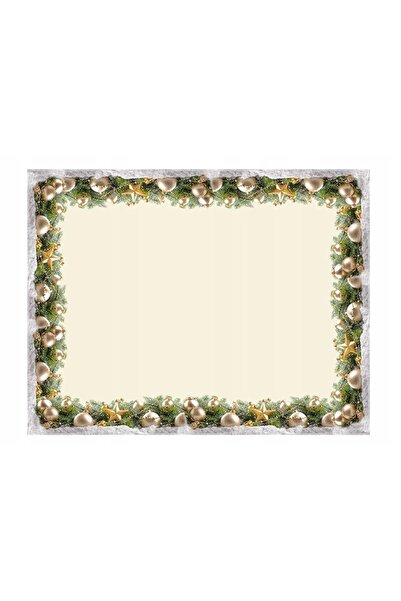 NO BRAND Față de masă 140X240 Crăciun 964 Becuri