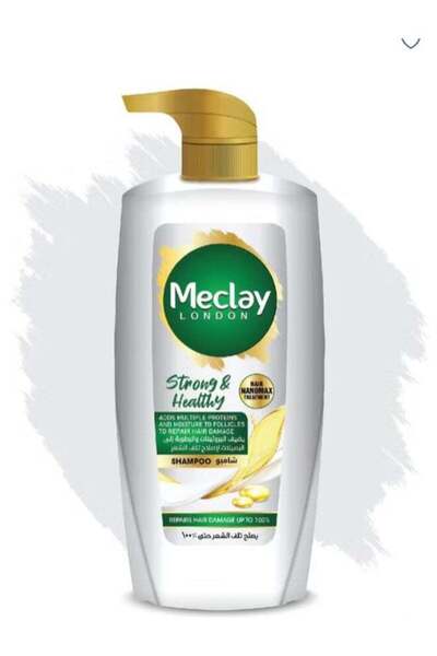 Meclay London Strong & Healthy Shampoo 660ml – Hair Strengthening Shampoo wit...