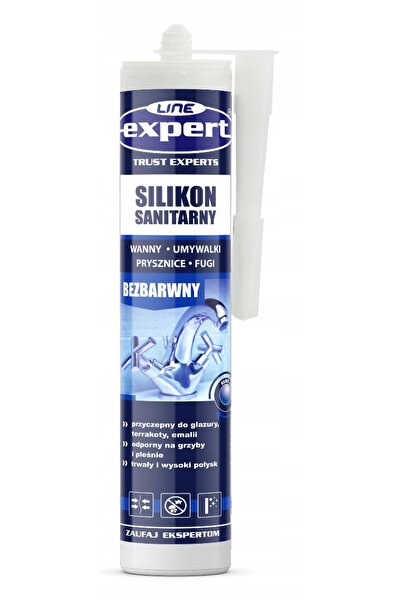 NO BRAND Silicon sanitar incolor 280 ml set 15 bucăți