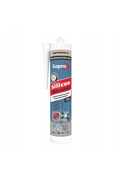 NO BRAND Silicon sanitar gri 72 310 ml Sopro