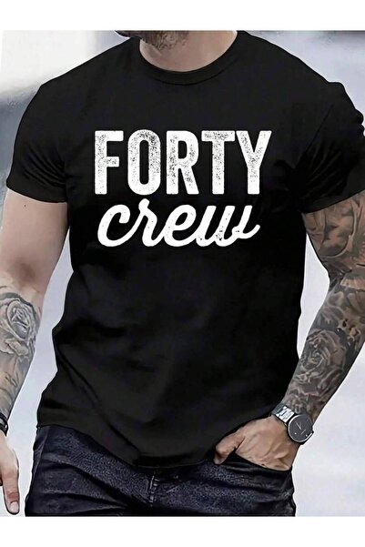 799 100% Cotton Forty Crew Funny 40th Birthday Squad Matching Family Group T-...