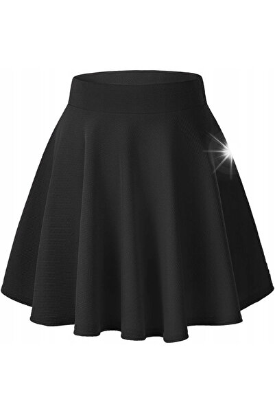 NO BRAND Fustă plisată de damă, culoare uni, la modă