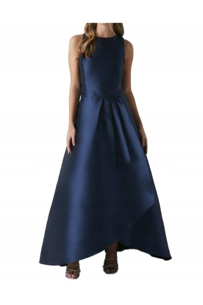 NO BRAND Rochie de cocktail bordo, fără mâneci, cu decolteu rotund, Coast 134