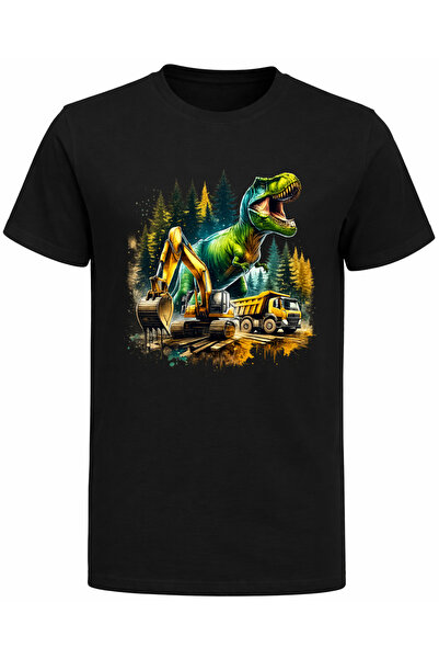 Efendioğlu Design Majica za dečake sa printom dinosaura i Dippersa