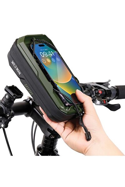 Wildman GX330 Geantă de ghidon impermeabilă pentru bicicletă 0.6L Negru